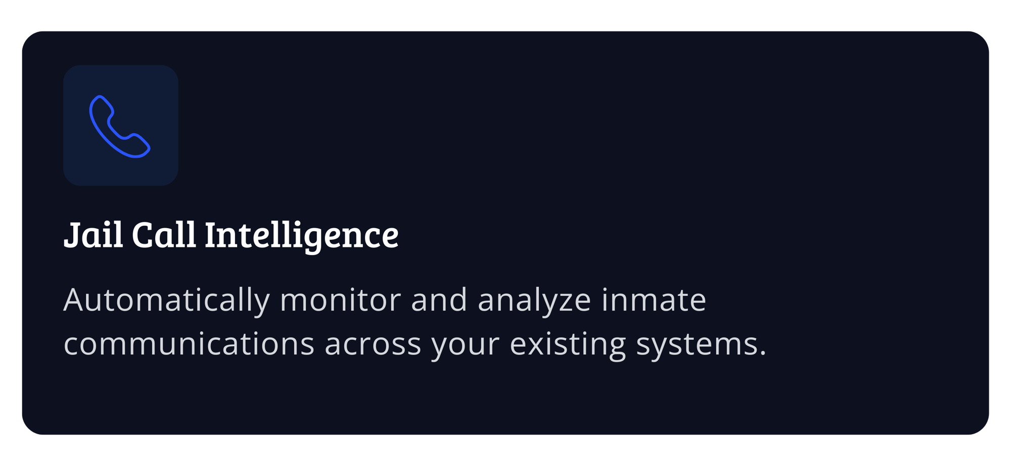 Jail calls Jail calls