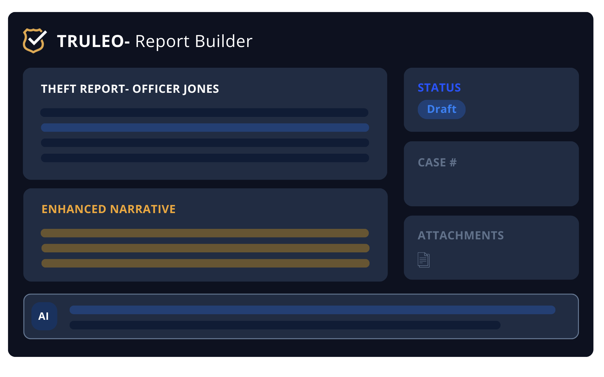 Report Building- Patrol